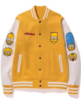 Bape Simpsons Baby Milo Varsity Jacket