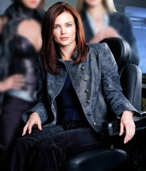 Birds of Prey Dina Meyer Distressed Leather Jacket