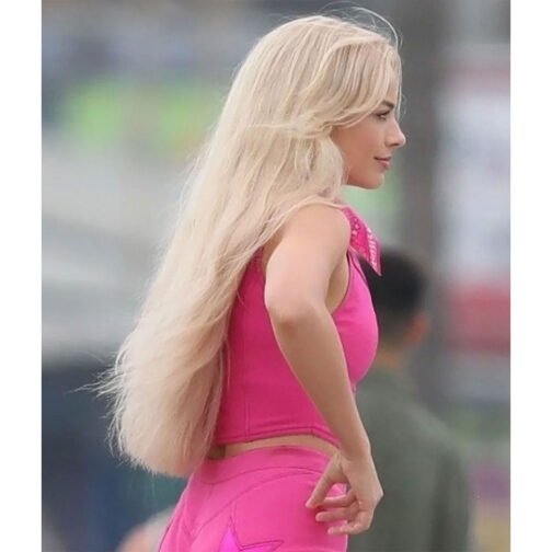 Barbie Margot Robbie Cotton Pink Vest - Image 17