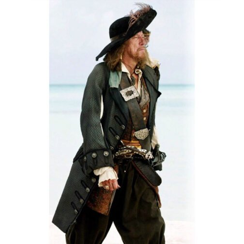 Barbossa Pirates of the Caribbean Coat - Image 4