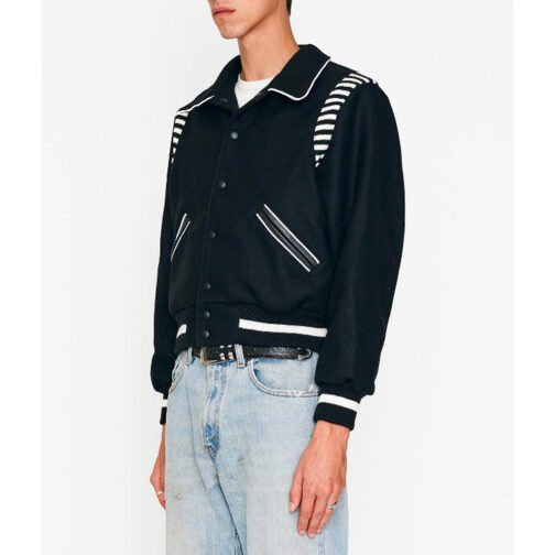 Bare Knuckles Western Varsity Wool Jacket - Image 14