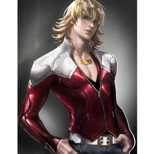 Barnaby Brooks Jr. Tiger & Bunny White and Red Jacket - Image 13