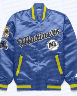 Seattle Mariners Exclusive Blue Satin Jacket