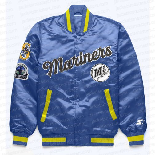 Seattle Mariners Baseball Blue Jacket