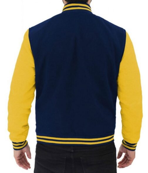 Varsity Baseball Button Up Jacket - Image 8
