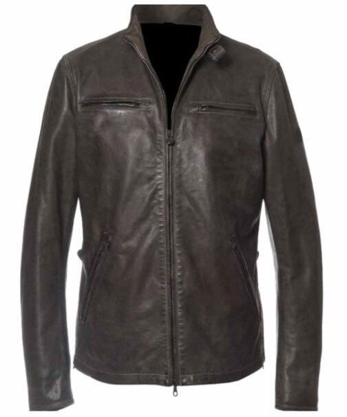 Bates Motel Max Thieriot Brown Leather Jacket - Image 4
