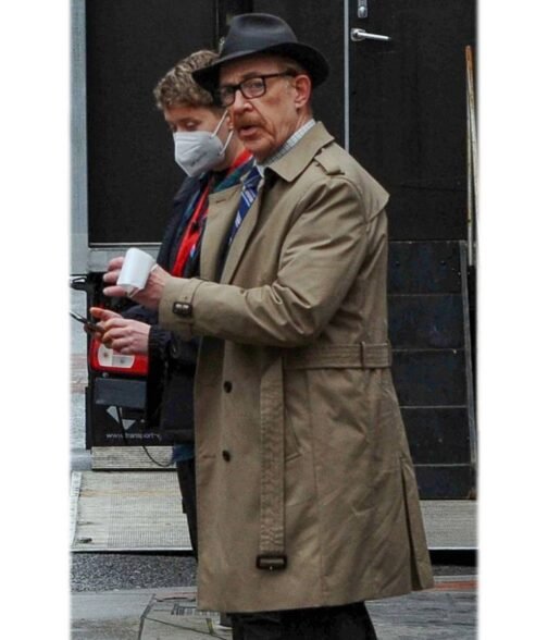 Batgirl JK Simmons Belted Cotton Coat - Image 10