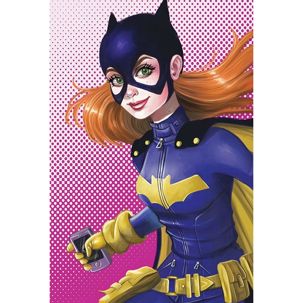 Batgirl Blue Leather Jacket - Image 5