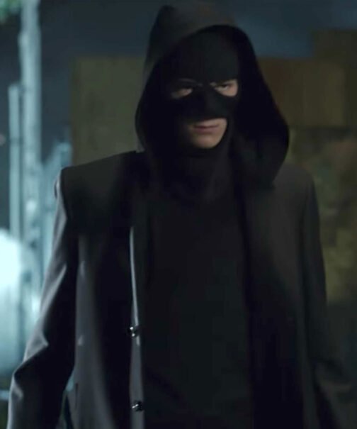Gotham Season 5 David Mazouz Hooded Coat - Image 2