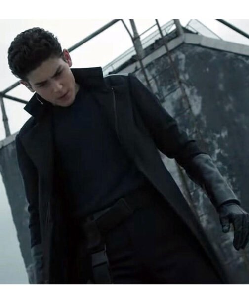 David Mazouz Gotham Season 5 Coat - Image 5