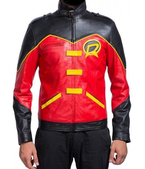 Batman Tim Drake Red and Black Jacket