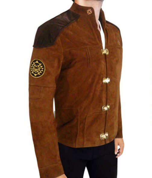 Battlestar Galactica Viper Pilot Suede Leather Jacket - Image 3