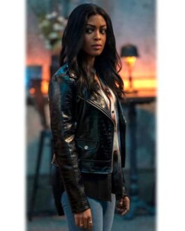 Javicia Leslie Batwoman Season 03 Alligator Leather Jacket