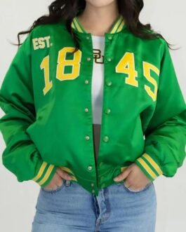 Baylor University Bears Vintage Green Satin Jacket