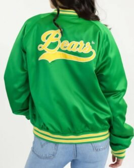 Baylor University Bears Vintage Green Satin Jacket