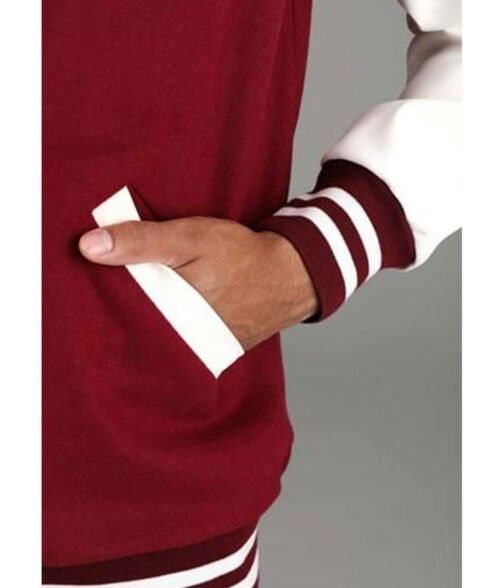 Varsity Bayside High Letterman Jacket - Image 4