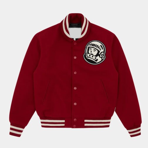 Astro BBC Burgundy Varsity Jacket