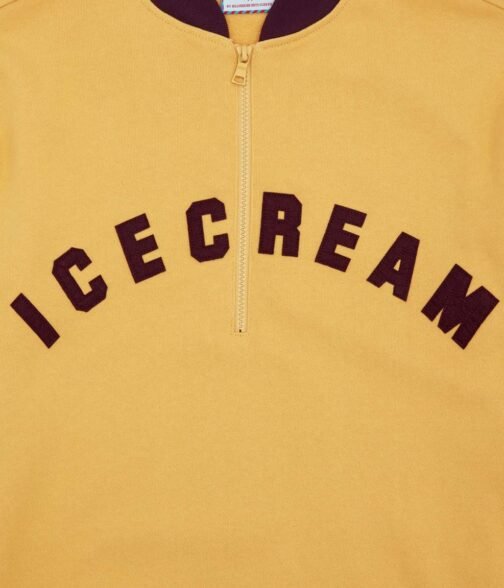 BBC Half Zip Yellow and Pink Sweatshirt - Image 3
