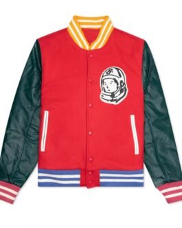 BBC Spaceman Logo Varsity Letterman Jacket