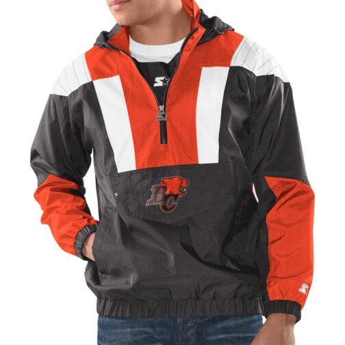 BC Lions Pullover Half-Zip Jacket - Image 3