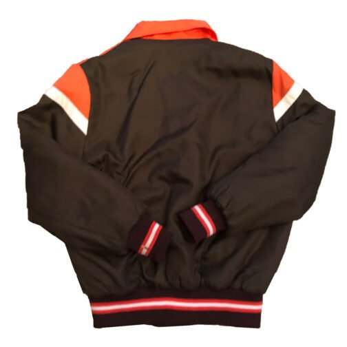 BC Lions Vintage Black and Orange Jacket - Image 2