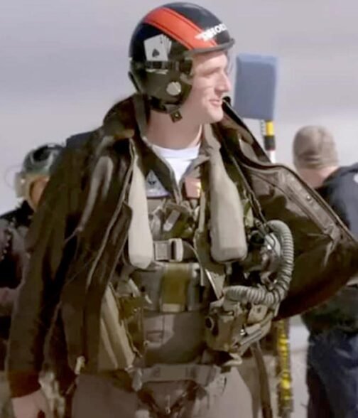 Jon Hamm Top Gun Maverick Flight A2 Leather Jacket - Image 4