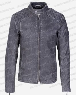Dylan Sprouse Beautiful Disaster Black Quilted Leather Jacket