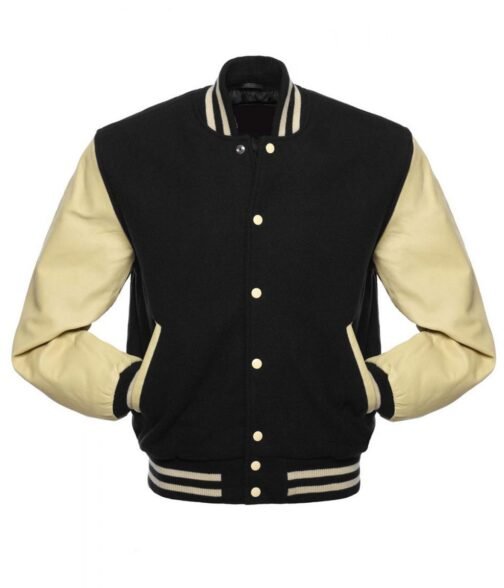 Varsity Wool and Leather Jacket - Image 14