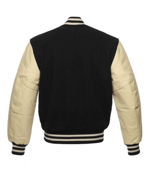 Varsity Wool and Leather Jacket - Image 15