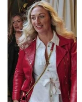 Chef Below Deck Adventure Red Leather Jacket
