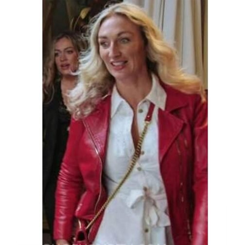 Chef Below Deck Adventure Red Leather Jacket - Image 2