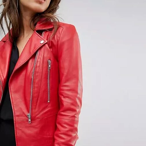Chef Below Deck Adventure Red Leather Jacket - Image 5