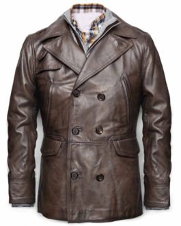 Ben Affleck Live By Night Double Breasted Leather Jacket