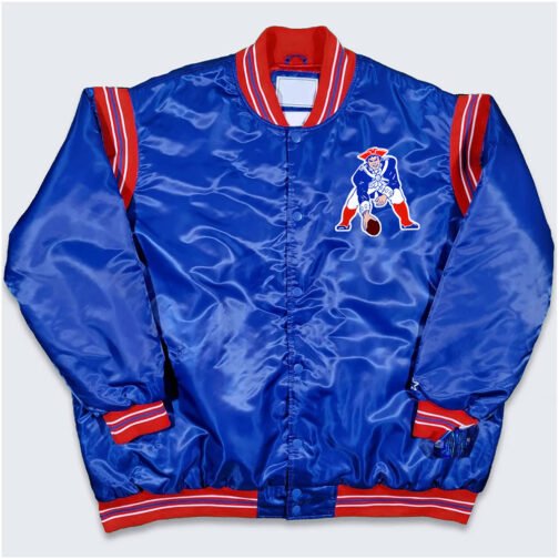 New England Patriots Teddy Varsity Satin Jacket