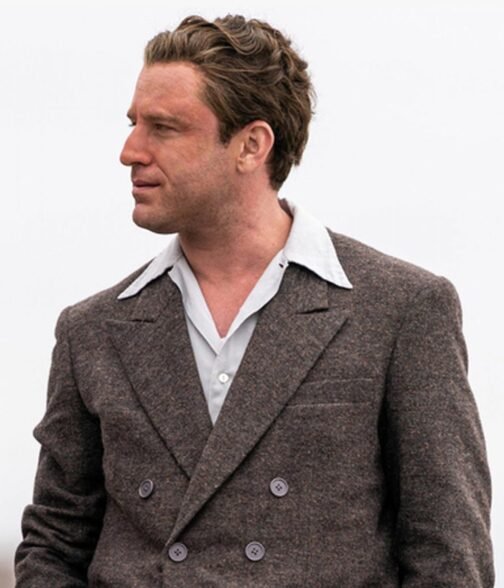 Ben Foster The Survivor Grey Peacoat - Image 3