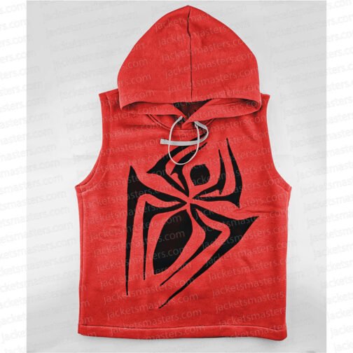 Ben Reilly Scarlet Spiderman Hooded Vest - Image 3