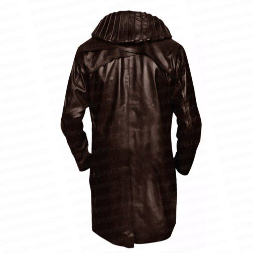 Star Trek Into Darkness Khan Brown Leather Coat - Image 3