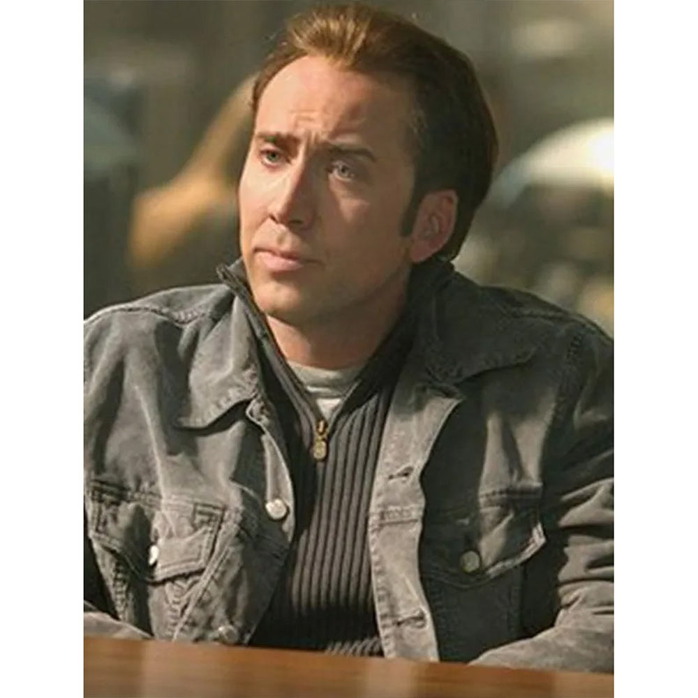 National Treasure Benjamin Franklin Gates Denim Gray Jacket - Image 4