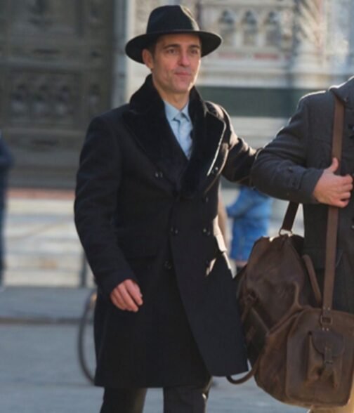 Pedro Alonso Money Heist Season 05 Black Wool Coat - Image 7