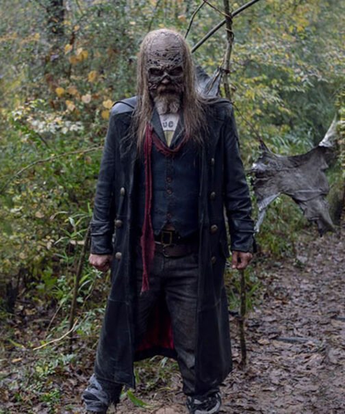 The Walking Dead S09 Beta Trench Leather Coat