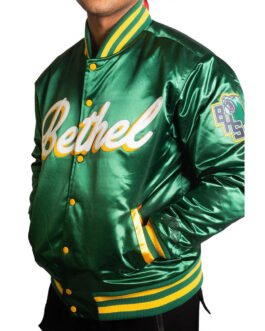 Bethel Iverson High School Green Satin Jacket