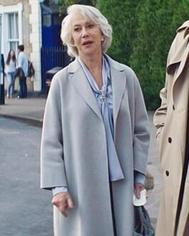 Helen Mirren The Good Liar Grey Wool Coat