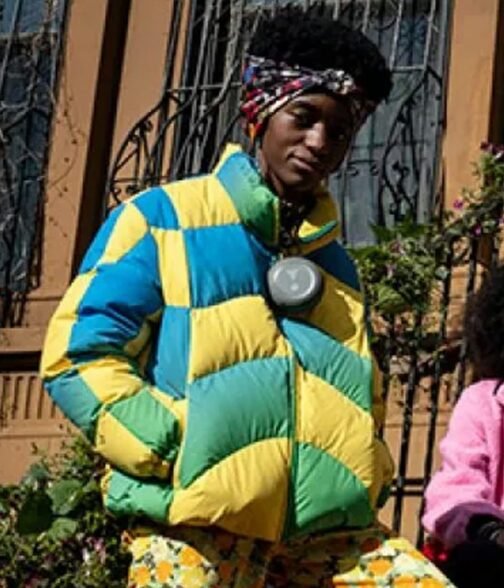 Kabrina Adams Betty Season 02 Color Block Puffer Jacket - Image 2