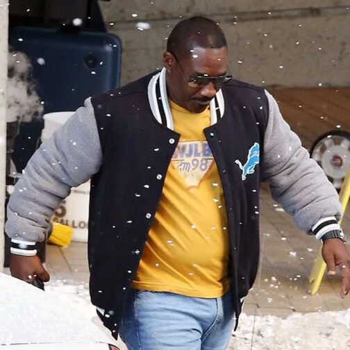 Eddie Murphy Beverly Hills Cop 4 Detroit Lions Varsity Jacket - Image 6