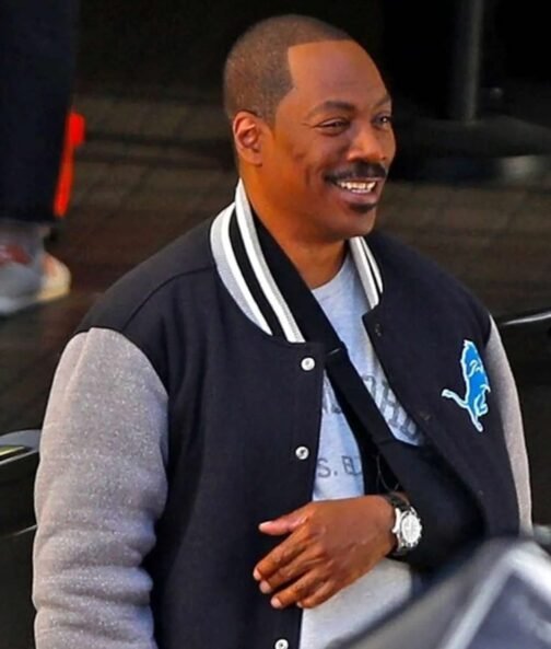 Eddie Murphy Beverly Hills Cop 4 Detroit Lions Varsity Jacket - Image 17