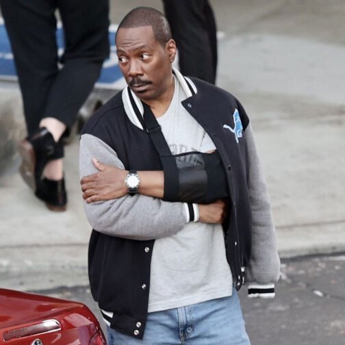 Eddie Murphy Beverly Hills Cop 4 Detroit Lions Varsity Jacket - Image 20