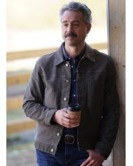 Omar Metwally Big Sky Grey Denim Jacket