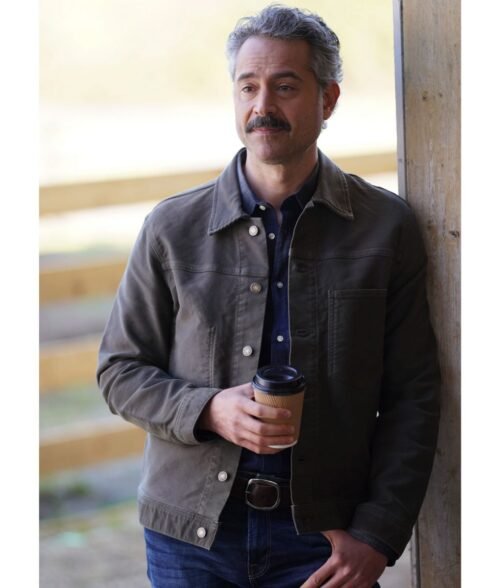 Omar Metwally Big Sky Grey Denim Jacket - Image 2