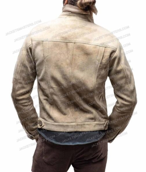 Jensen Ackles Big Sky Season 3 Suede Leather Jacket - Image 3