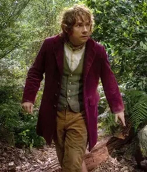The Hobbit Martin Freeman Corduroy Coat - Image 7